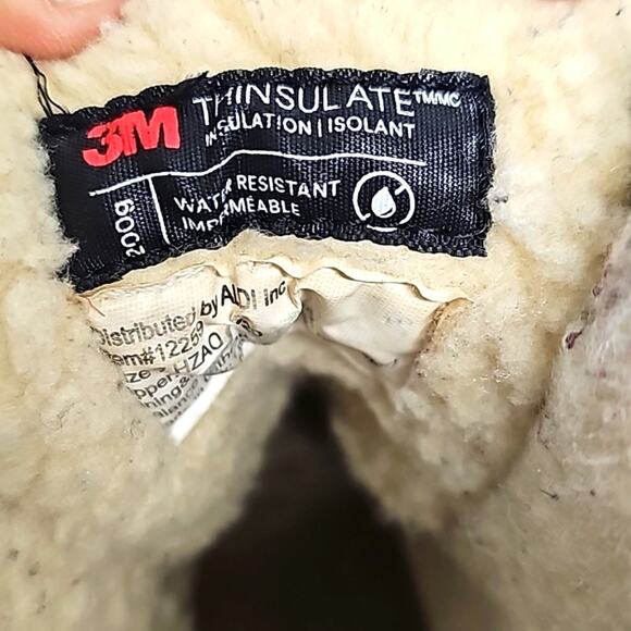 Serra Womens Genuine Leather Fleece Lined Lace Up Winter Brown Duck Boots Size 7 - Picture 9 of 11